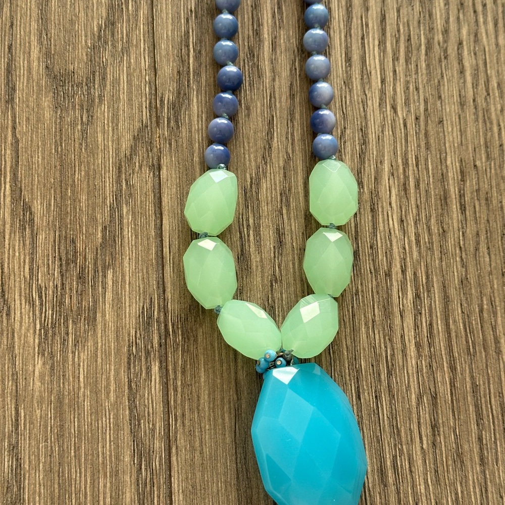 Blue Green Statement Necklace Women’s Jewelry